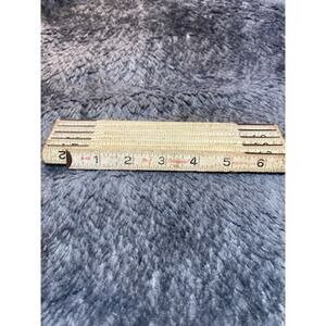 Vintage Red Diamond No. R-16 Folding Wood Ruler 72" USA Missing Section